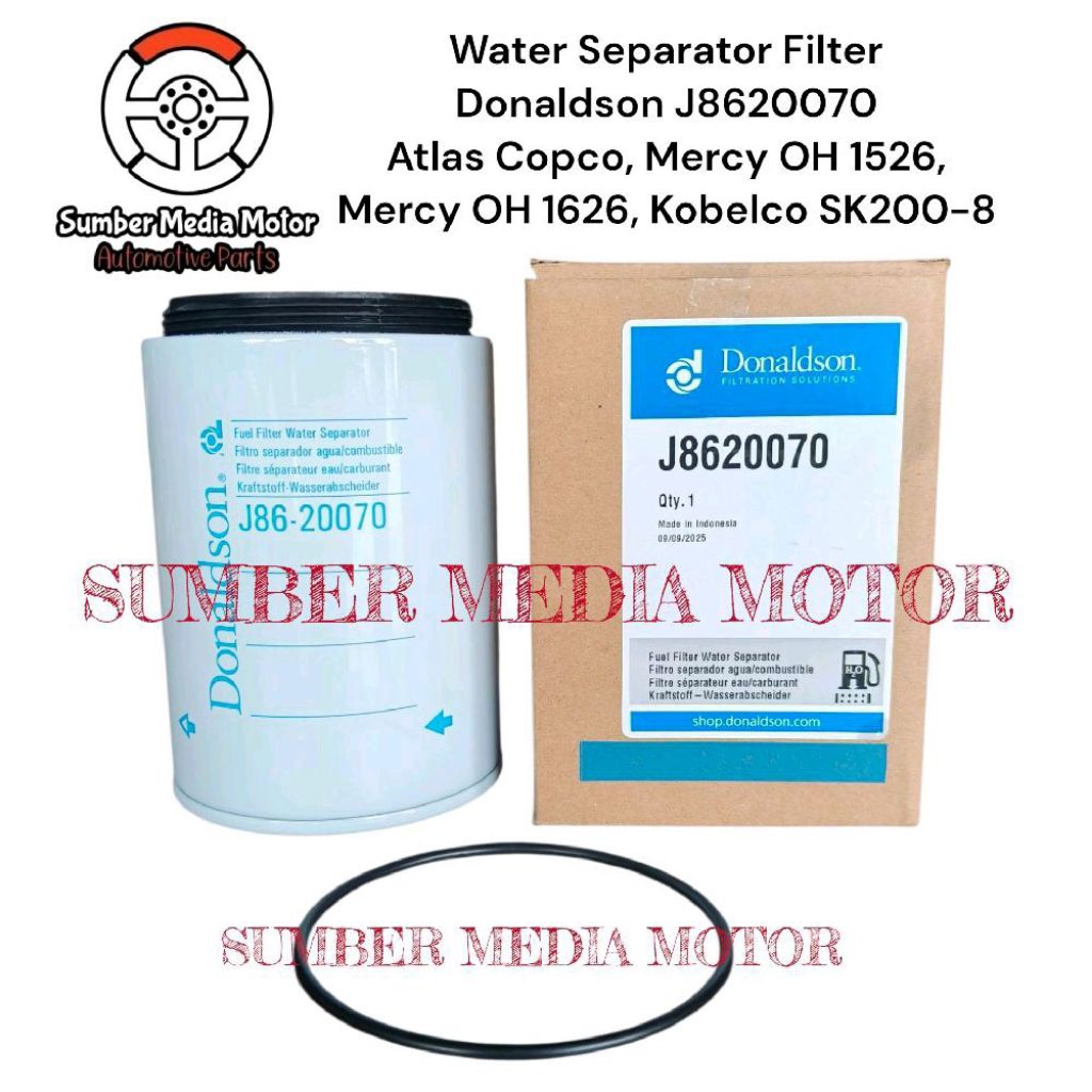 Donaldson Water Separator Filter J8620070, SFC-7912-30 Atlas Copco, Mercy OH 1526, Mercy OH 1626, Ko