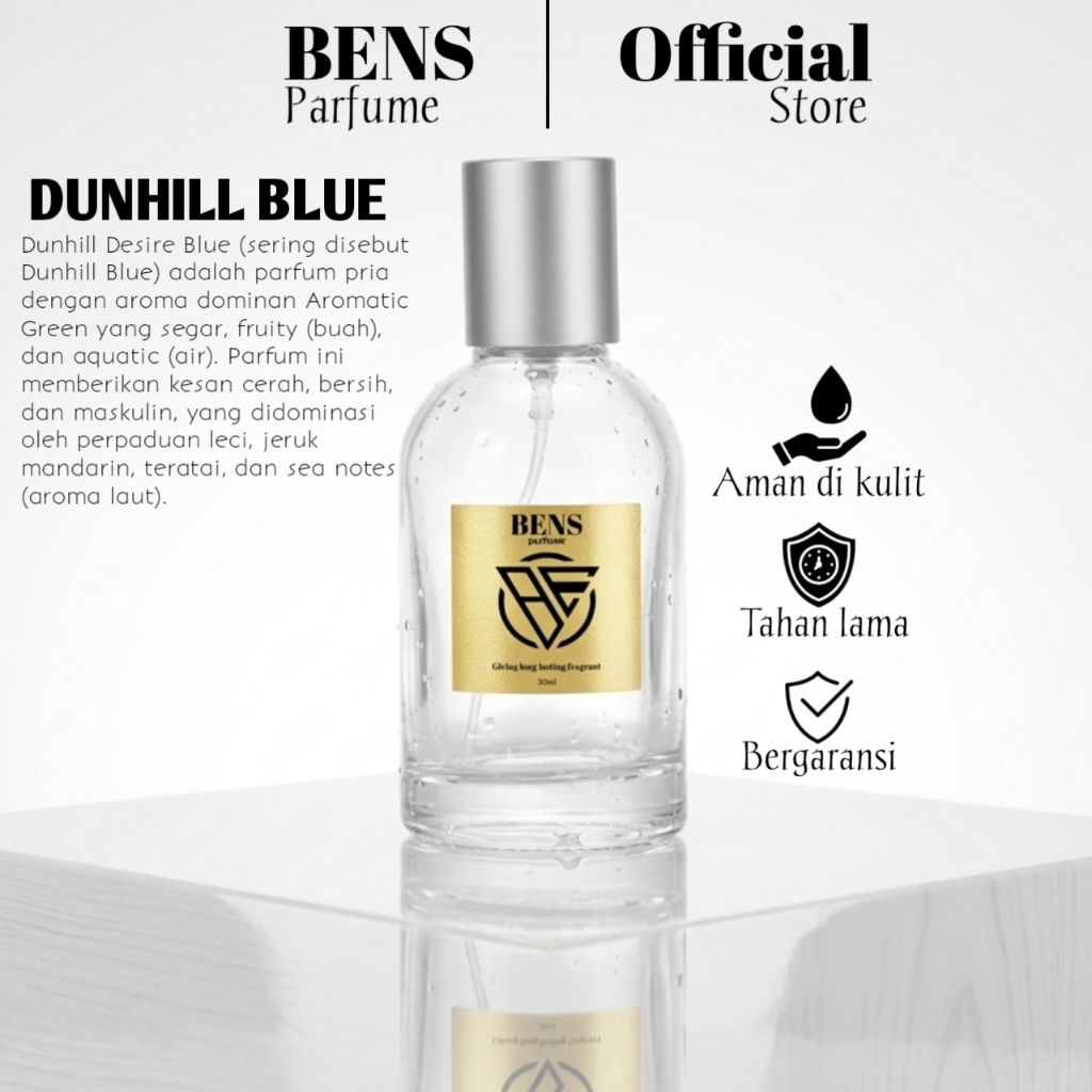 Dunhill Blue • Parfum Botol Lelabo 35ml EDP By Bens_Parfume