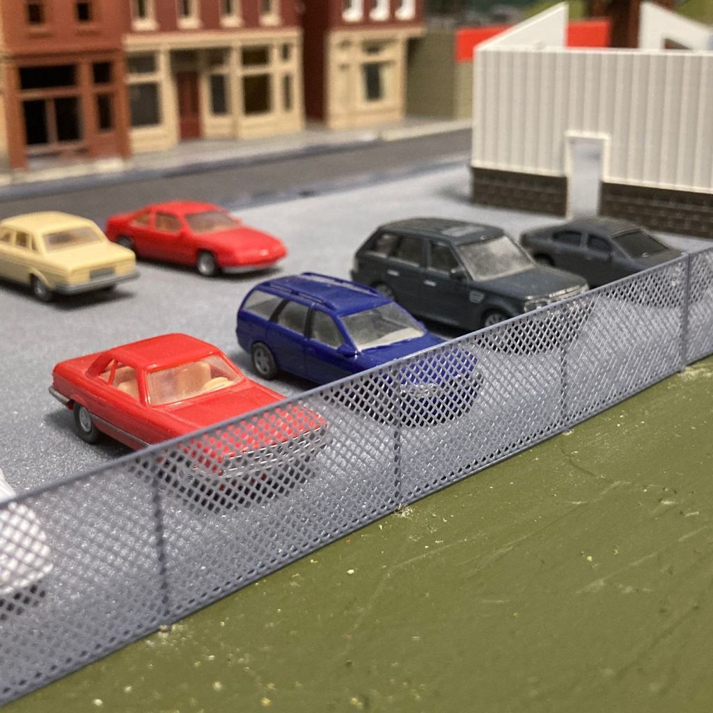 Pagar parkir Diorama/pagar  parkir untuk Mobil Hot Wheels, Matchbox