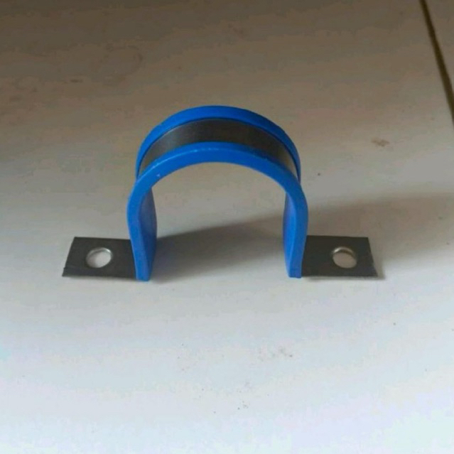 klem omega ss / stainless pipa 1 inch + rubber