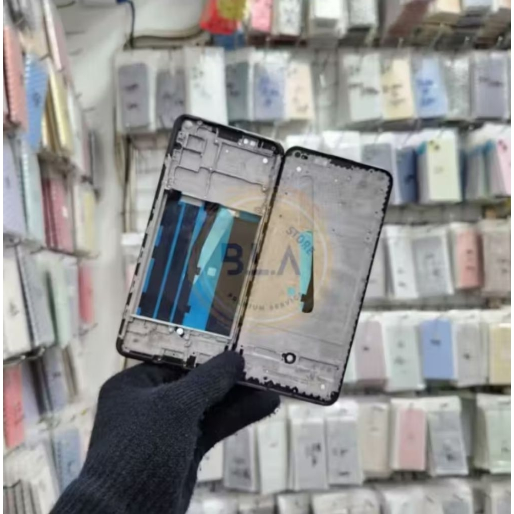 FRAME LCD TATAKAN LCD TULANG TENGAH BEZEL VIVO V19 / VIVO V17