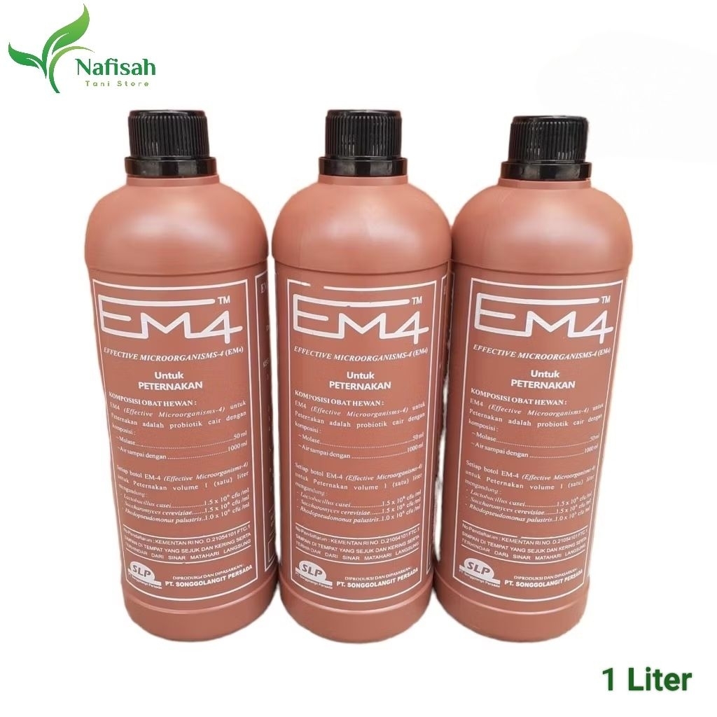 EM4 Ternak, EM4 Peternakan, EM4 Coklat kemasan 1 Liter