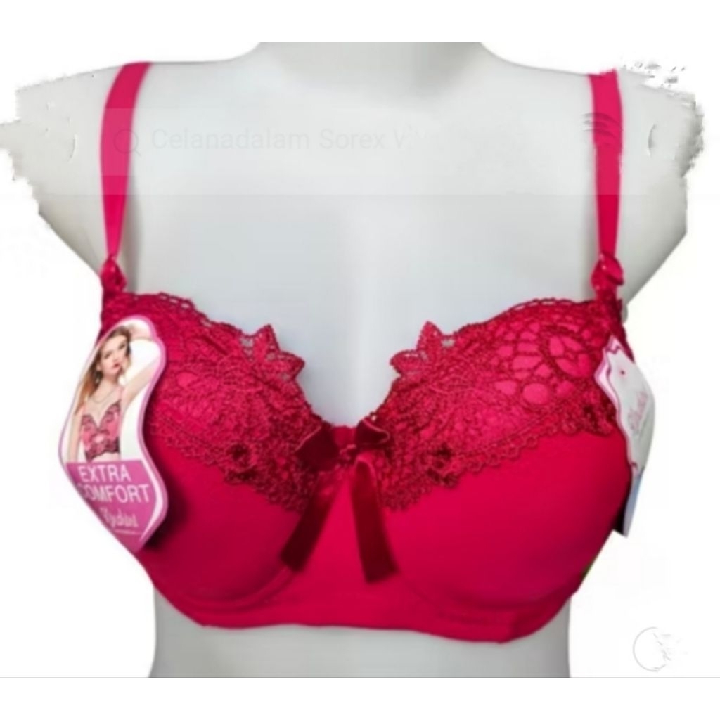 BRA KAWAT CUP B  8813 KANCING 3 BRA PUSH UP CUP SETENGAH