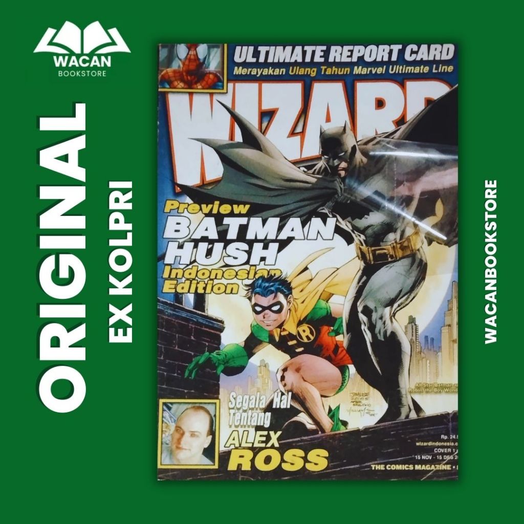 MAJALAH WIZARD - BATMAN HUSH
