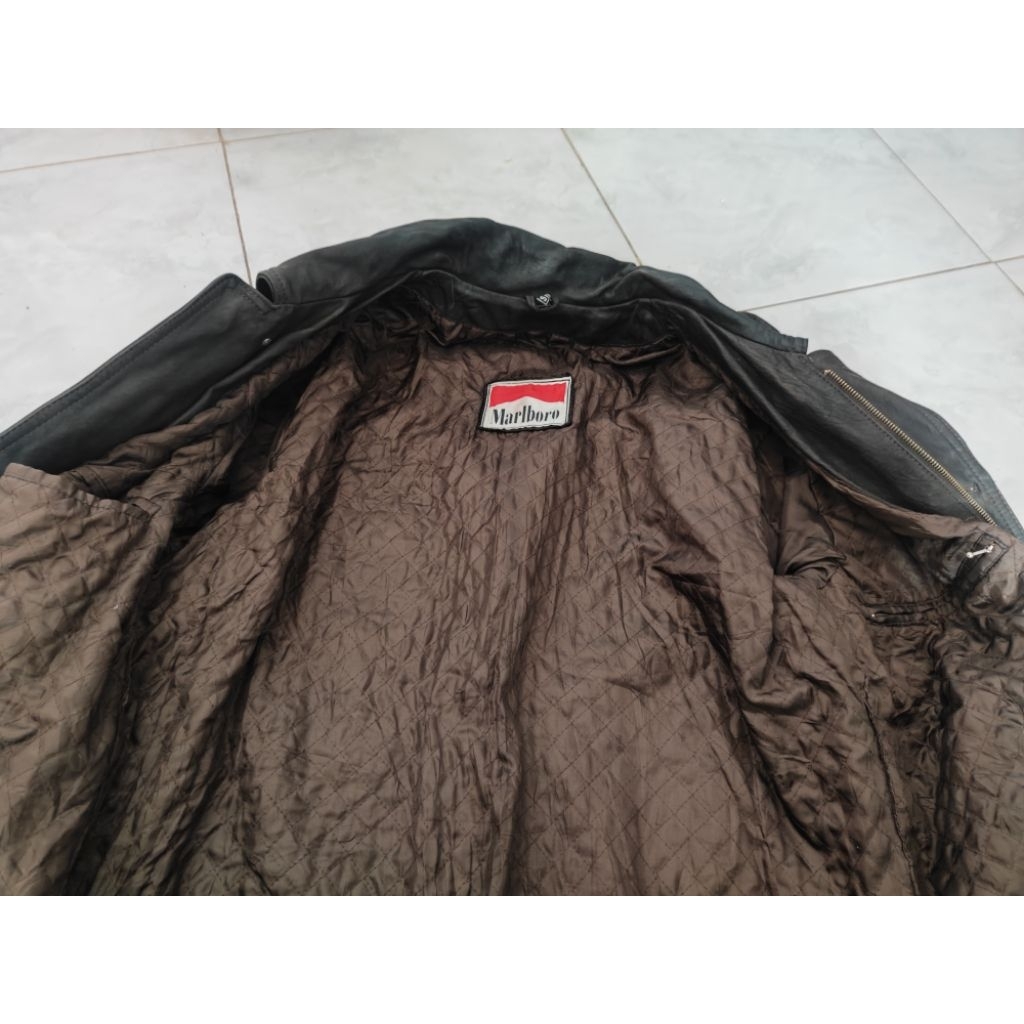 jaket kulit marlboro