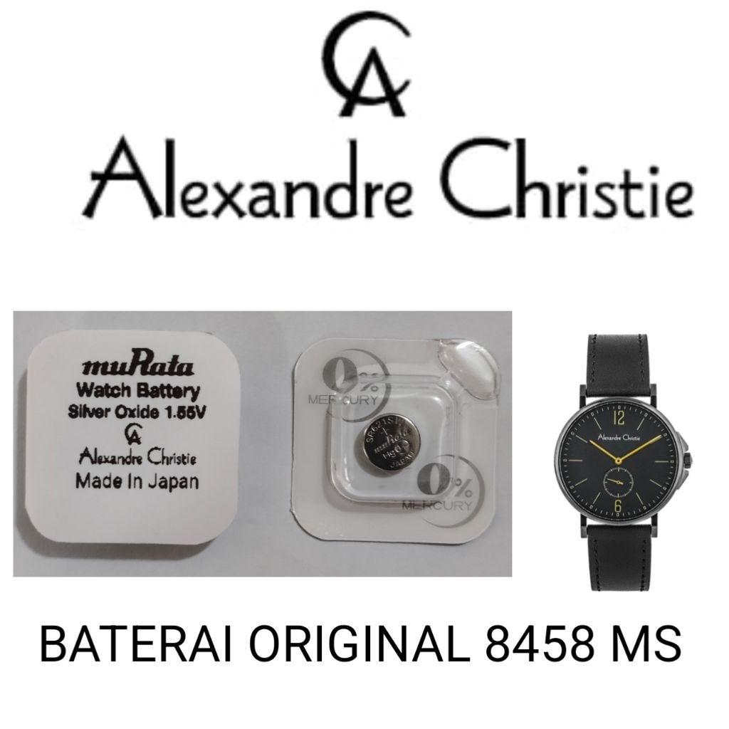 Baterai jam Alexandre Christie original 8458 MS