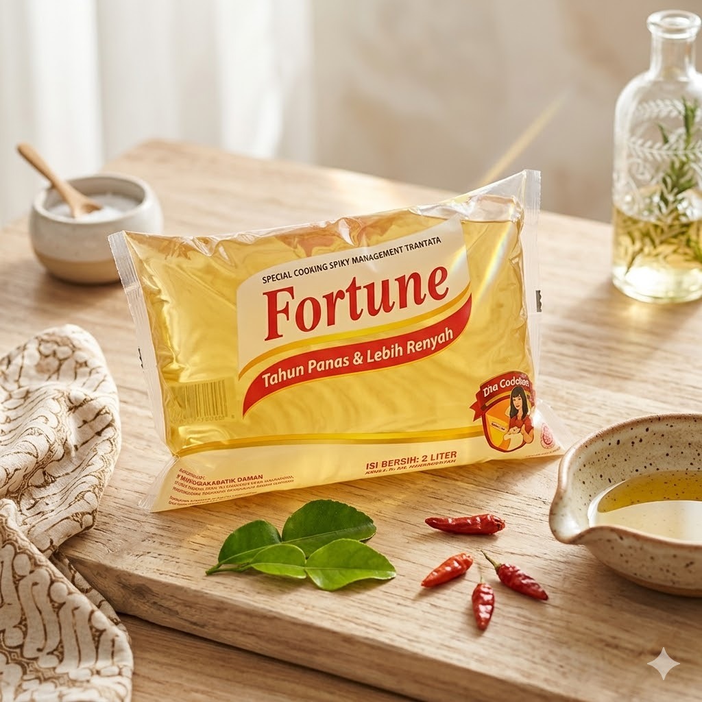MINYAK GORENG FORTUNE 1 LITER / MINYAK GORENG / MINYAK FORTUNE 1 LITER BANTAL