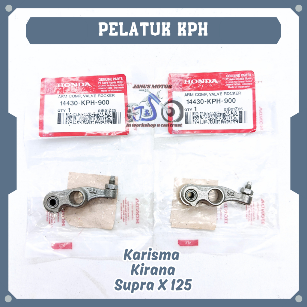 Pelatuk Klep Honda KPH Arm Valve Rocker Karisma Kirana Supra X 125 Platuk Piano Set kualitas Origina