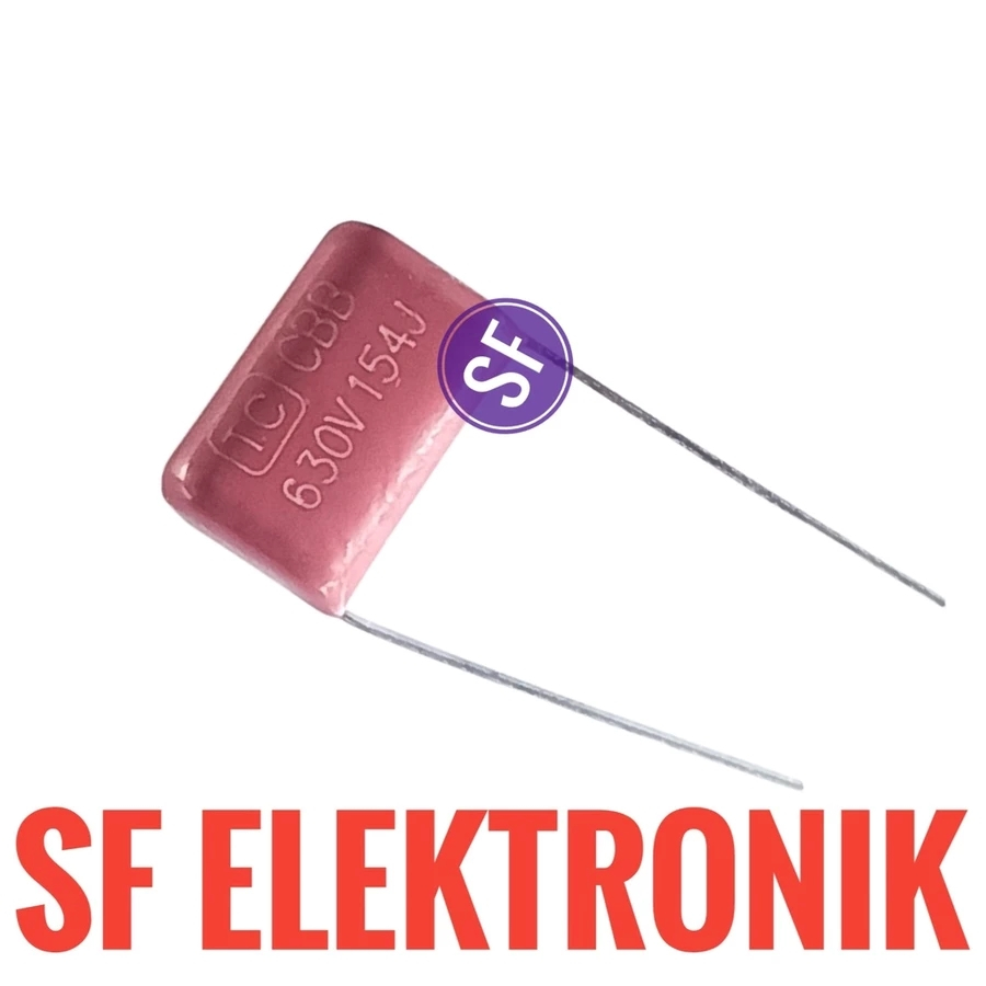 Kapasitor Capacitor Milar 154J-630V