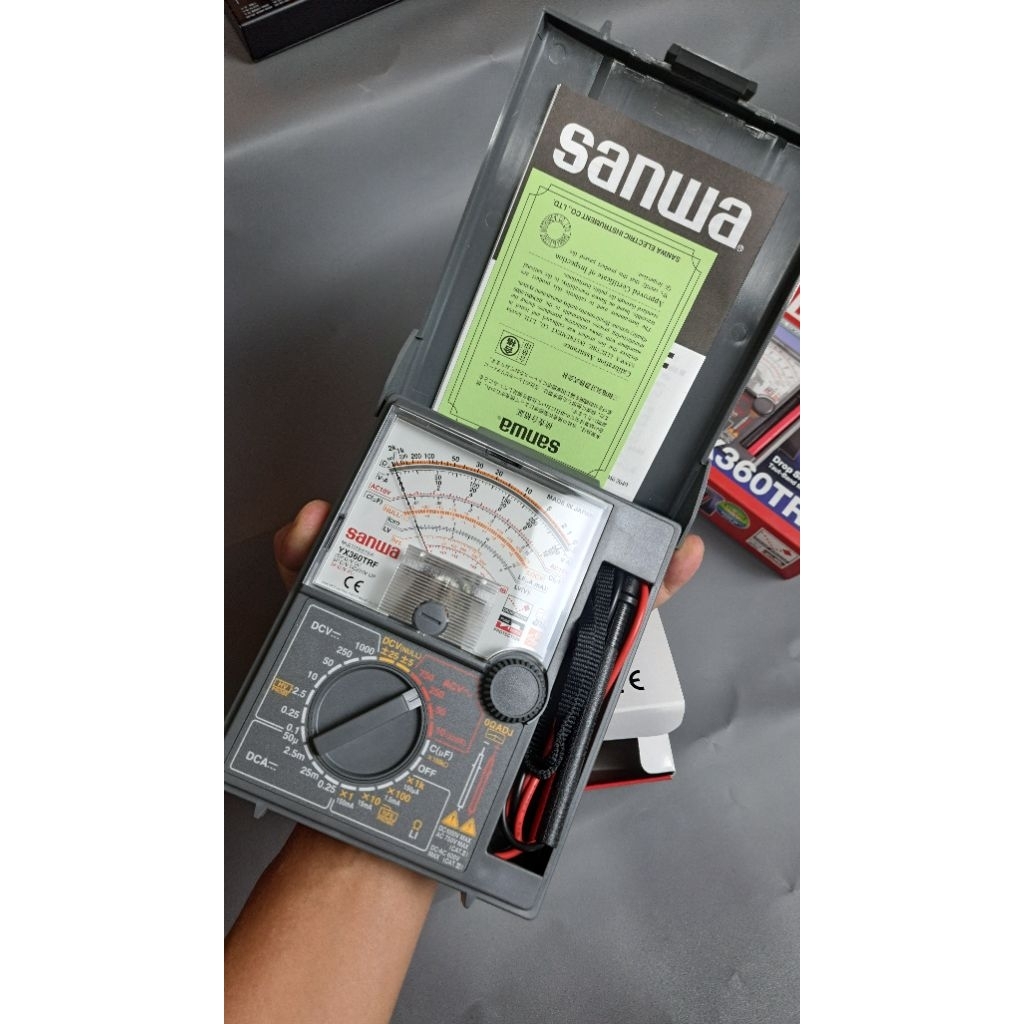 Mulitimeter/Avometer Analog SANWA YX360TRF Original Made in japan