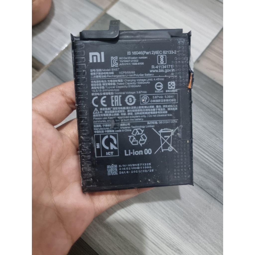 batrai poco x3 pro ori copotan hp garansi normal