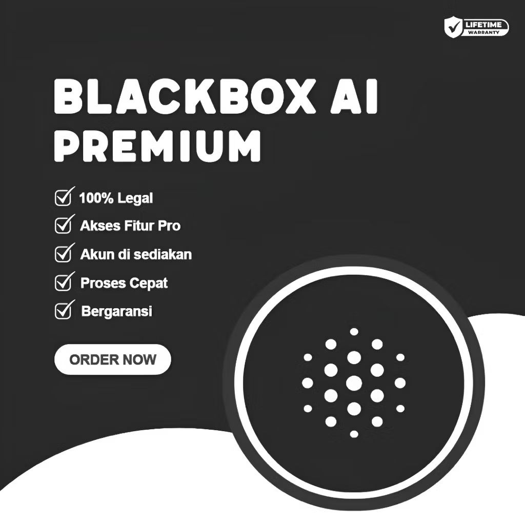 BLACKBOX AI PREMIUM 1 TAHUN FULL GARANSI