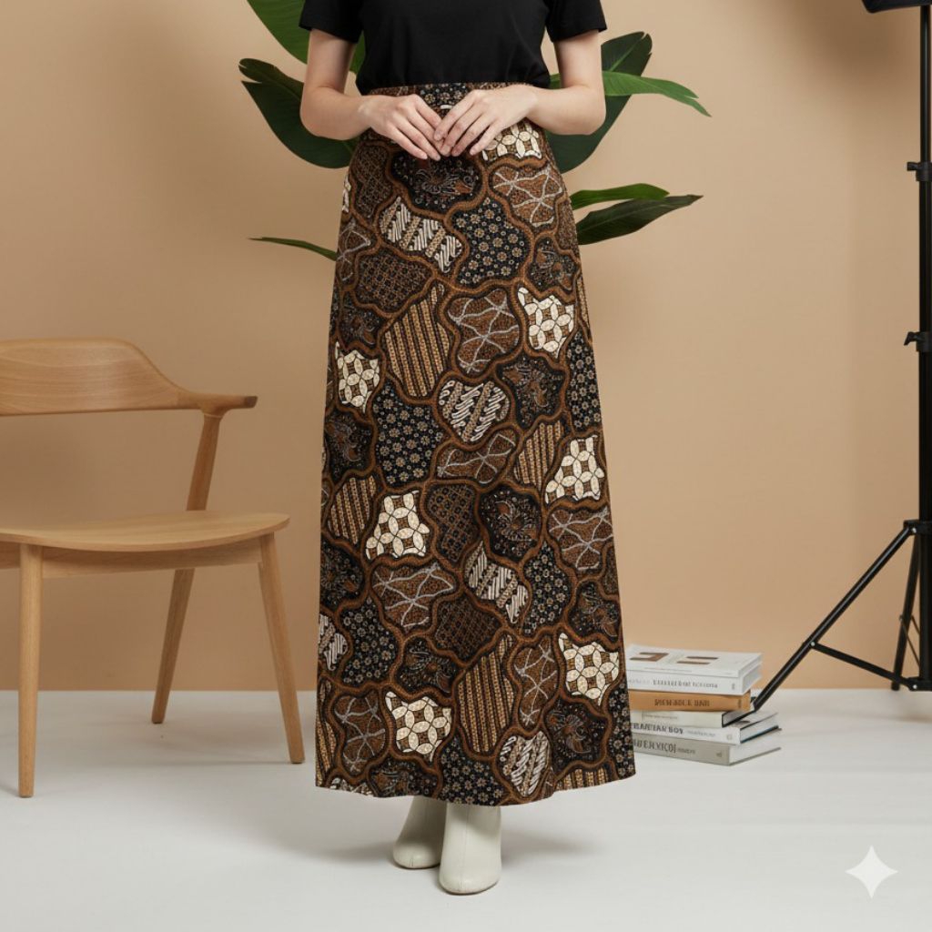Hana Rok Lilit Payung | Rok Lilit Motif Batik Model Payung bySC
