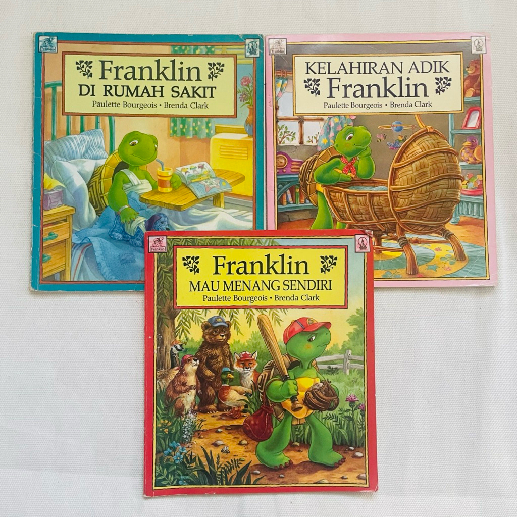 Buku Anak Preloved Franklin Mau Menang Sendiri di Rumah Sakit Kelahiran Adik