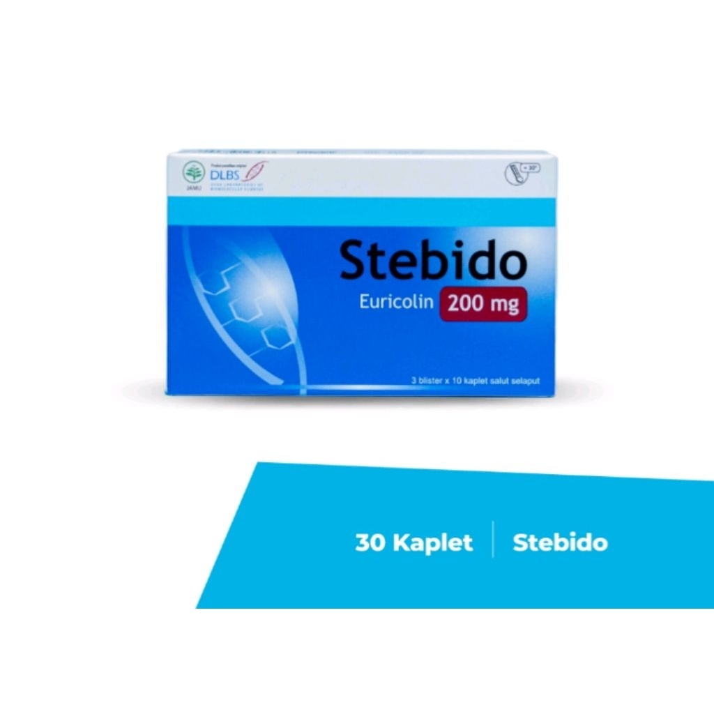 STEBIDO 1 BOX - STEBIDO 30 KAPLET 200MG ORIGINAL