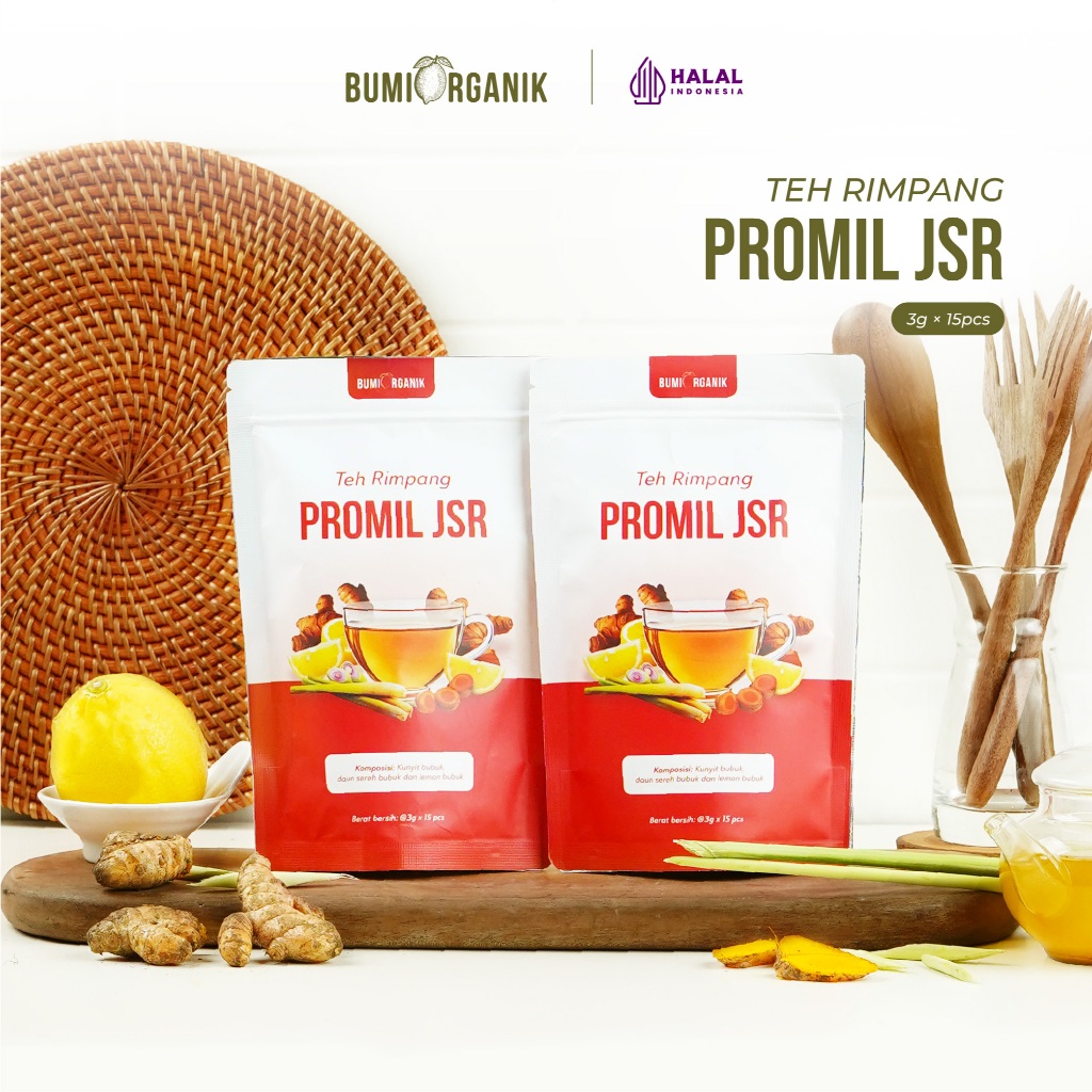 JSR TEH UNTUK PROMIL BUNDLING 2 PCS - BUMI ORGANIK/ PROGRAM HAMIL/ PROMIL/ TEH UNTUK HAMIL/ TEH HERB