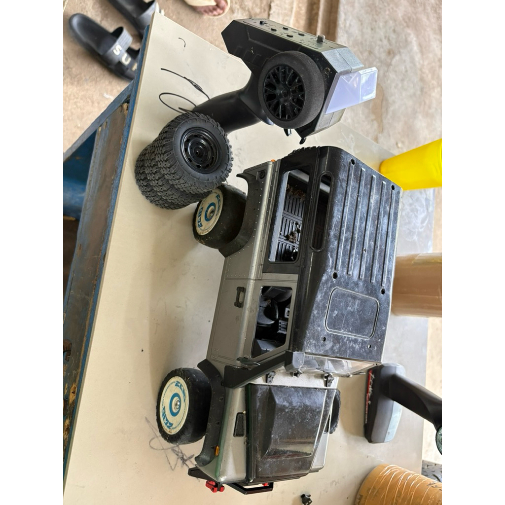 RC Jeep Land Rover Kaki kaki metal alloys