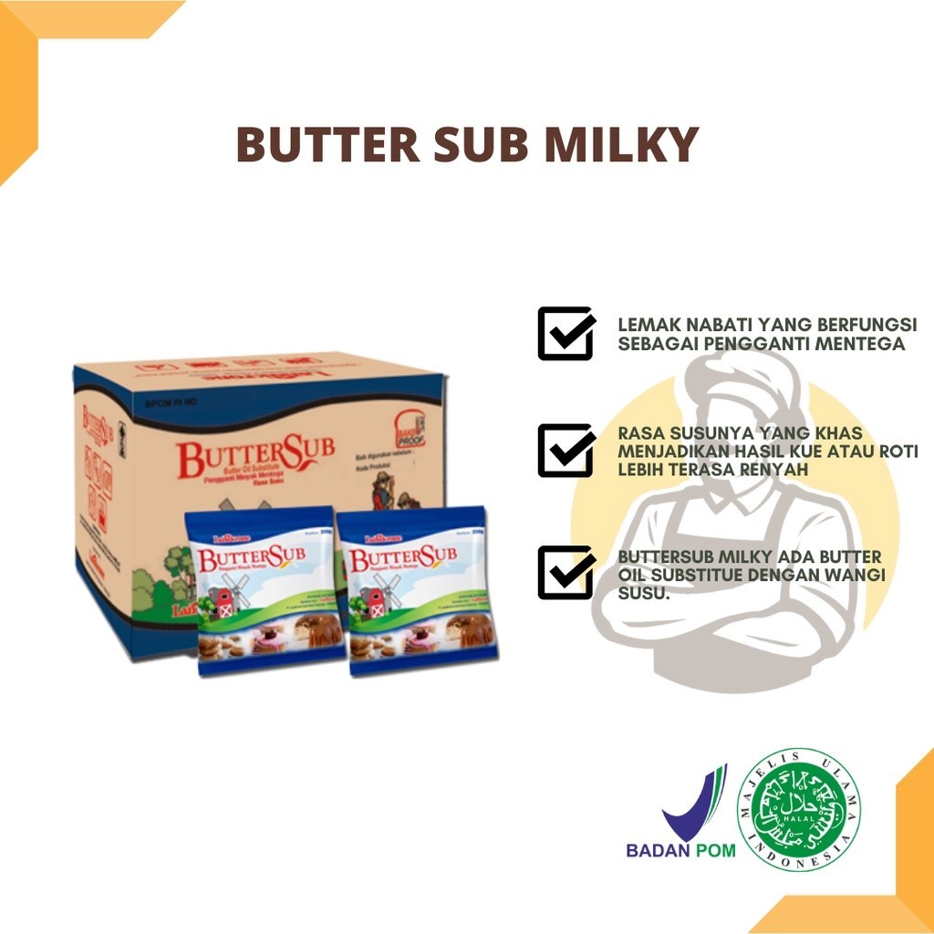 ButterSub Milky - Butter Oil Subtitute (BOS) RomButter Pengganti Butter 4