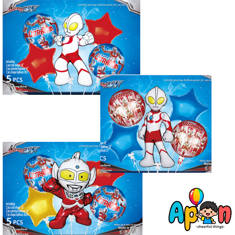 Paket Balon Ultraman/Dekorasi Balon/Set Balon Foil
