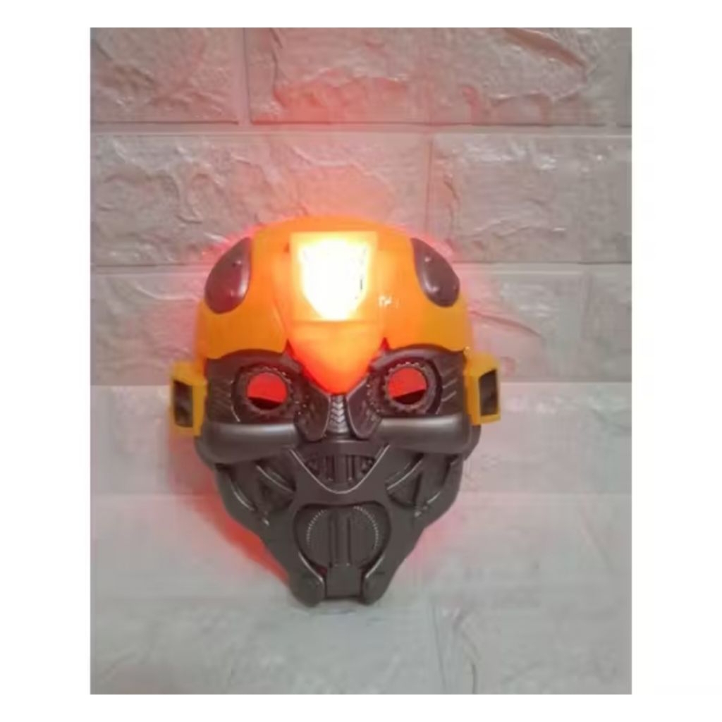 Mainan topeng robot Bumblebee - Topeng robot Transformer Bumblebee