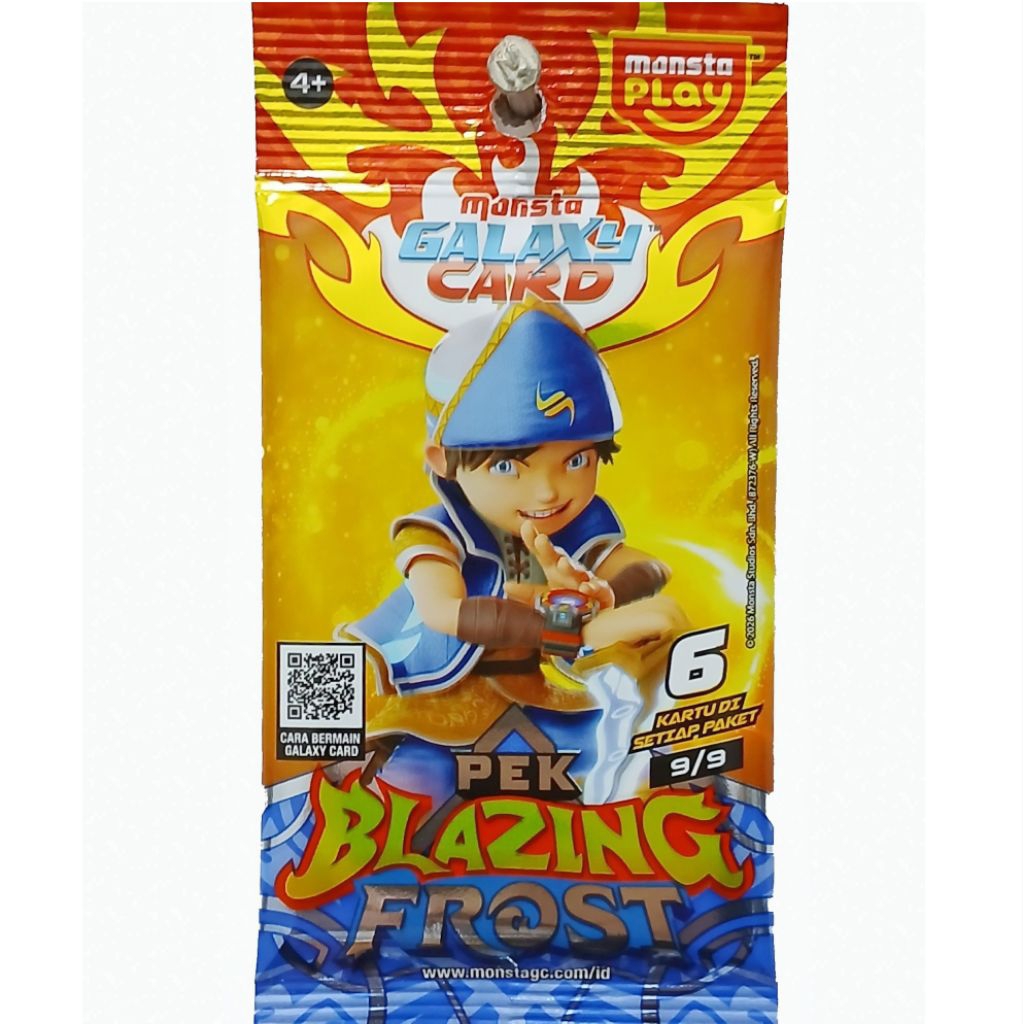 PROMO BOBOIBOY GALAXY CARD SOPAN SR PEK BLAZING FROST INDONESIA
