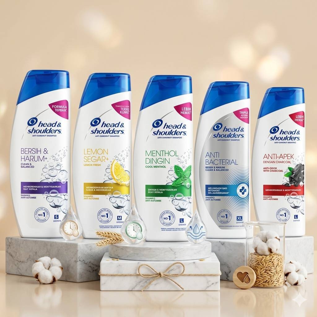 Shampo Head & Shoulders Anti Rontok 160ml - Shampo anti ketombe - Head and shoulders