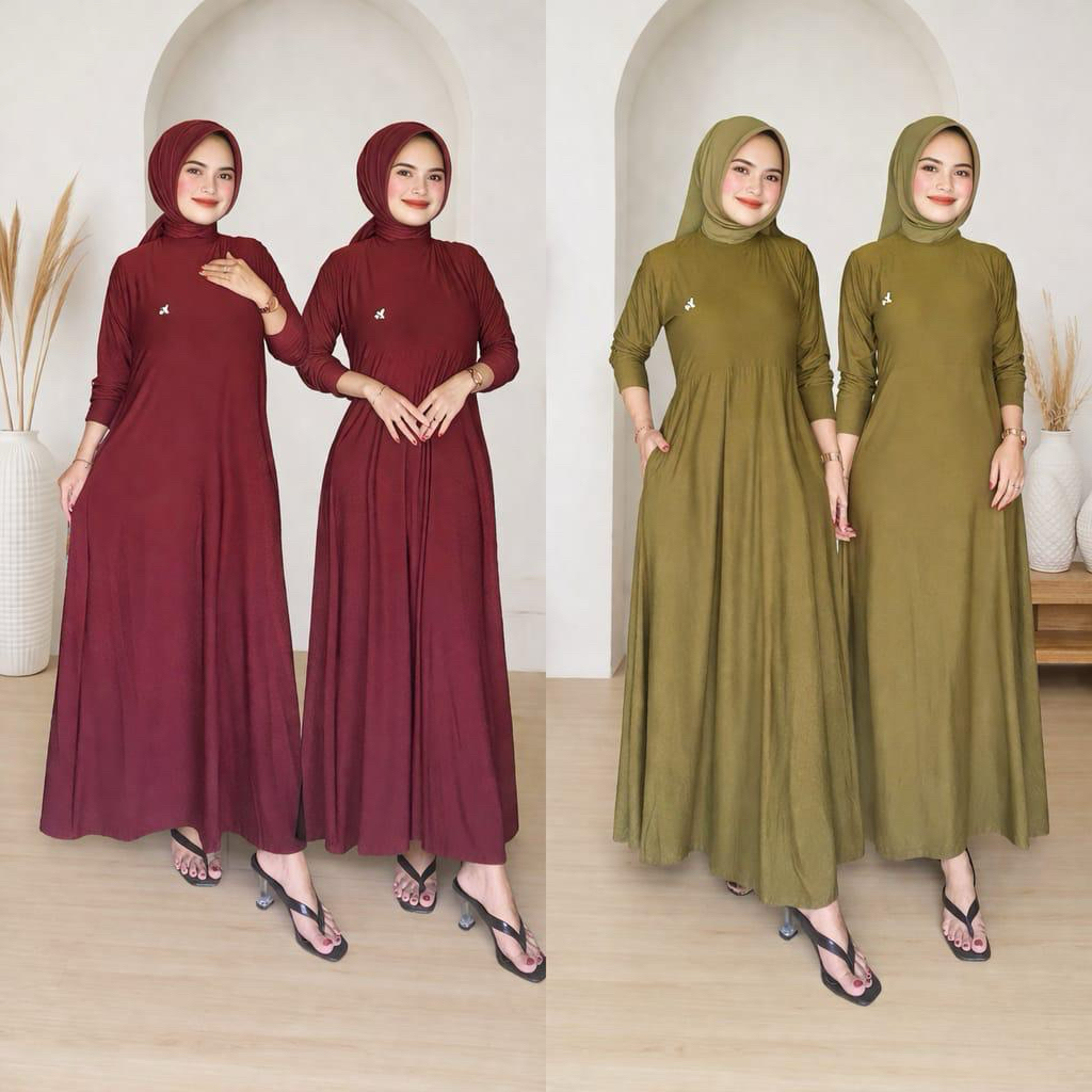 PROMOGamis Polos Jersey Allsize Termurah harga grosir gamis jersey polosan wanita terlaris