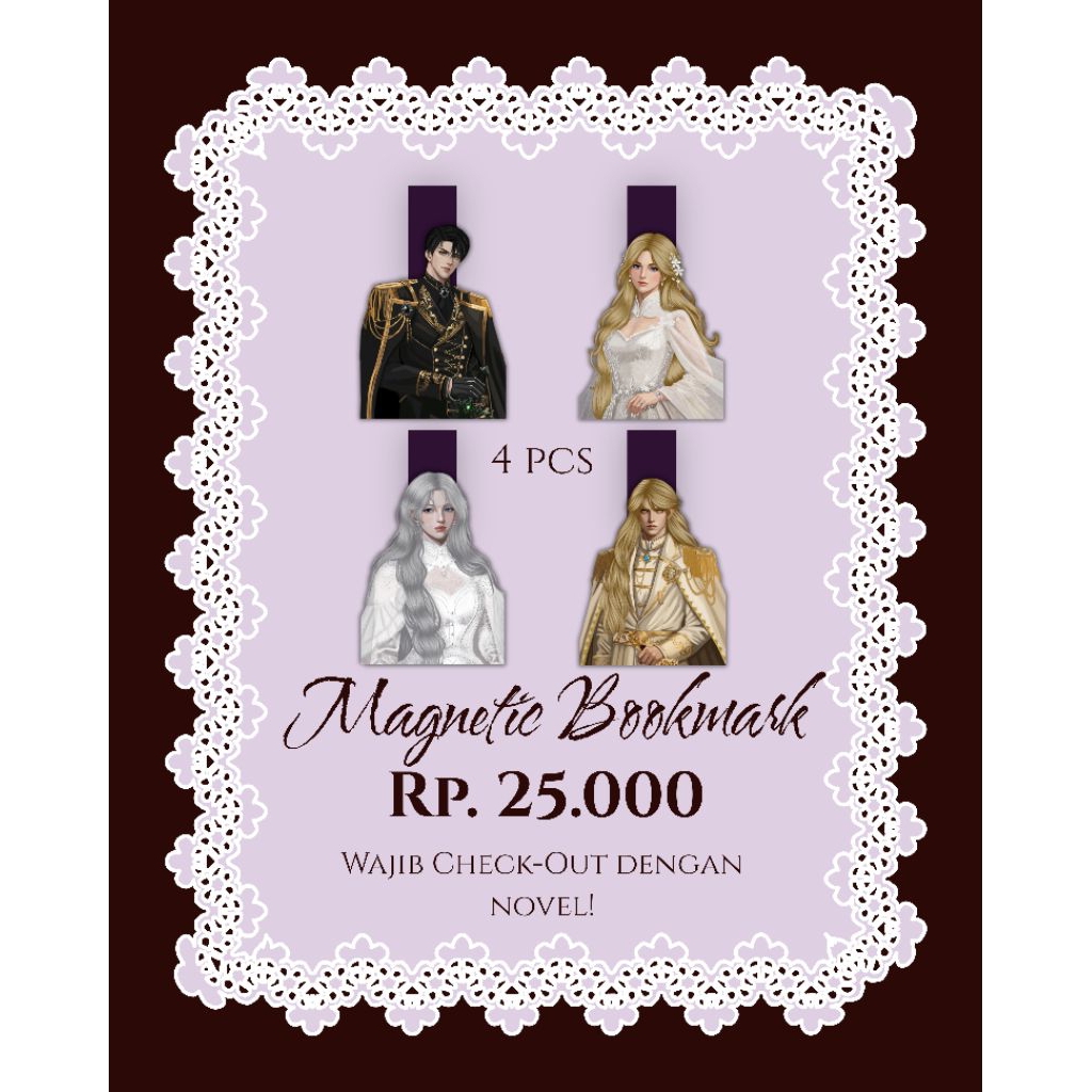 Magnetic Bookmark [WAJIB CO DENGAN NOVEL]