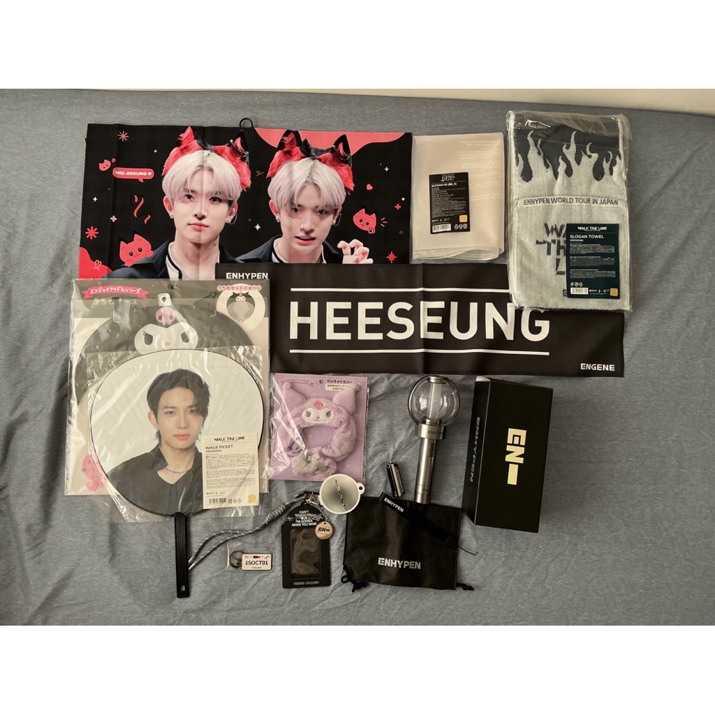 (READY STOCK) ENHYPEN HEESEUNG SLOGAN IMAGE PICKET CARD HOLDER OFFICIALAH