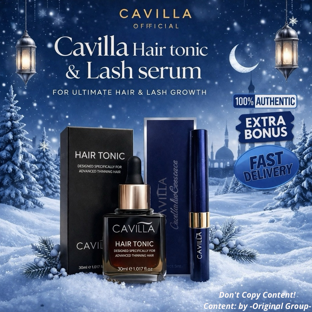 3 PCS CAVILLA MIX & MATCH - CAVILLA HAIR TONIC & CAVILLA LASH ESSENCE - CAVILLA ORIGINAL
