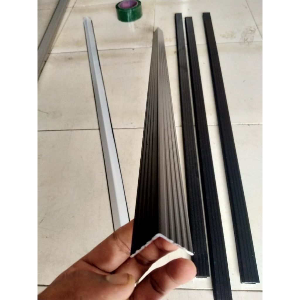 List alumunium siku type L panjang 150cm