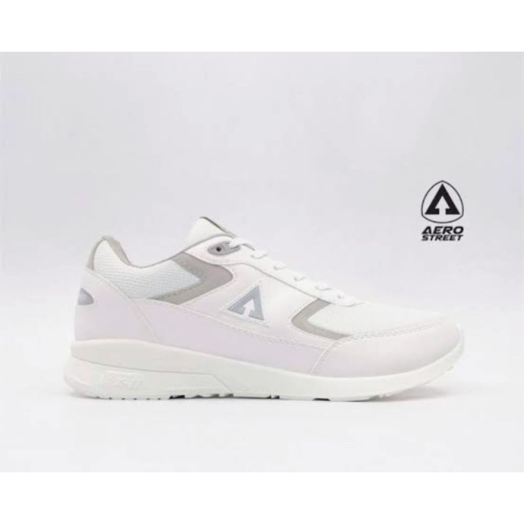 Aerostreet 40-45 Osaka Putih - Sepatu Sneakers Casual Pria Wanita Aero Street