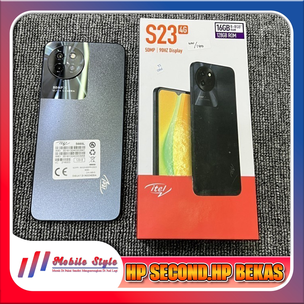 iTel S23 | S23 Plus Ram 8/128GB | Ram 8/256GB Second Mobile Style Store