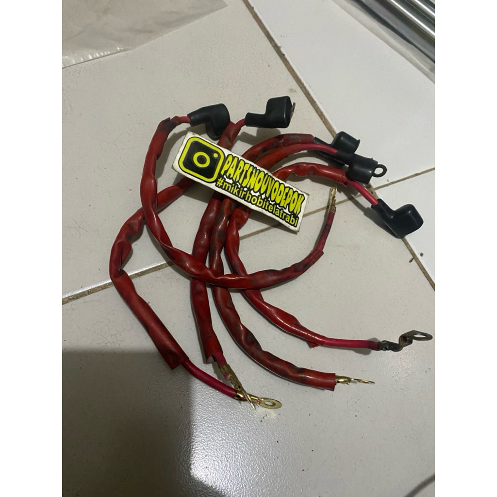 Kabel positif aki Nouvo Z / kabel plus nouvo / kabel plus bendik aki nouvo / kabel plus merah aki no