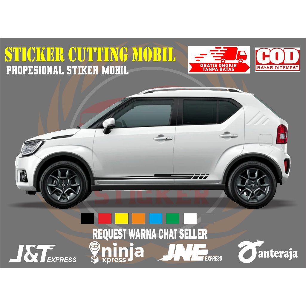 sticker mobil ignis sticker mobil suzuki ignis stiker mobil ignis keren sticker variasi body mobil
