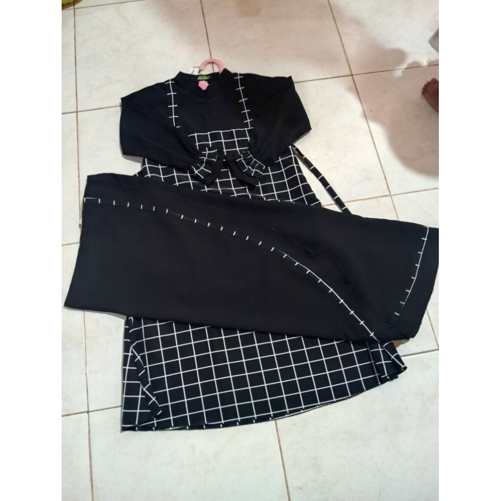 gamis anak bahan Wolfis