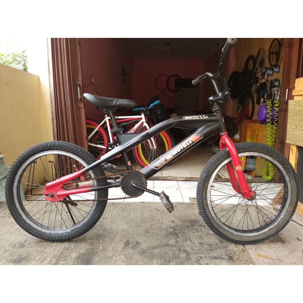 Sepeda BMX Second Wimcycle UK 20 Rem Torpedo Siap Pakai