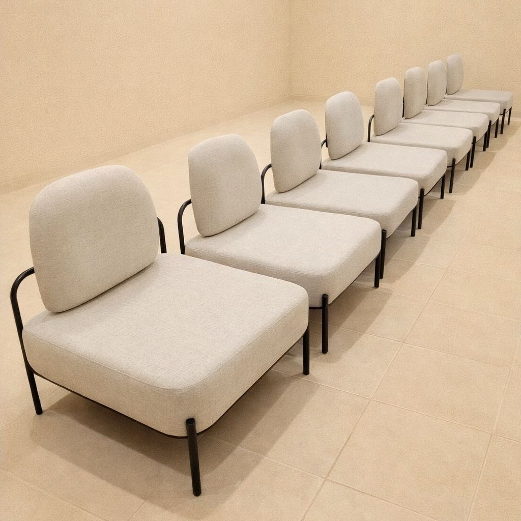 Kursi sofa kursi tamu minimalis rangka besi