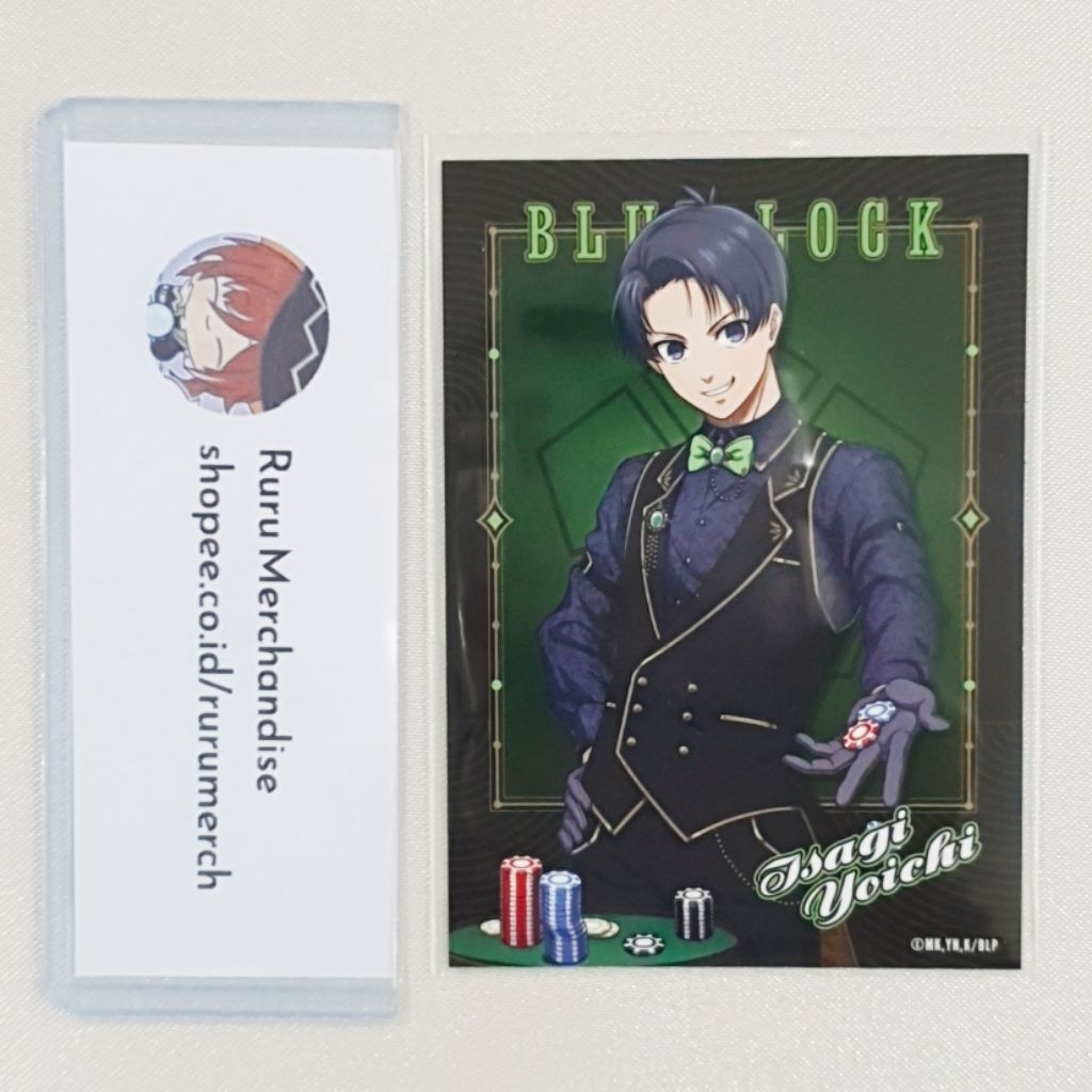 Blue Lock Casino Dealer Card Isagi