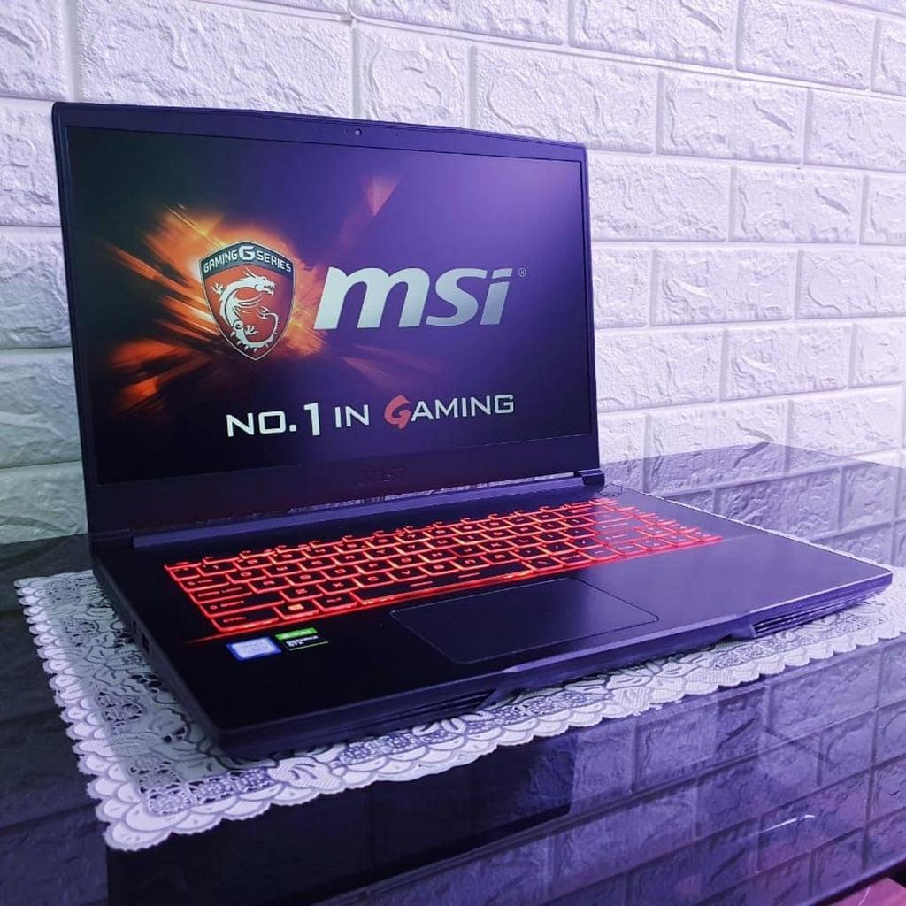 MSI GF63 – i7 8750H | GTX 1050 | 15.6” FHD | Laptop Gaming & Desain Mulus