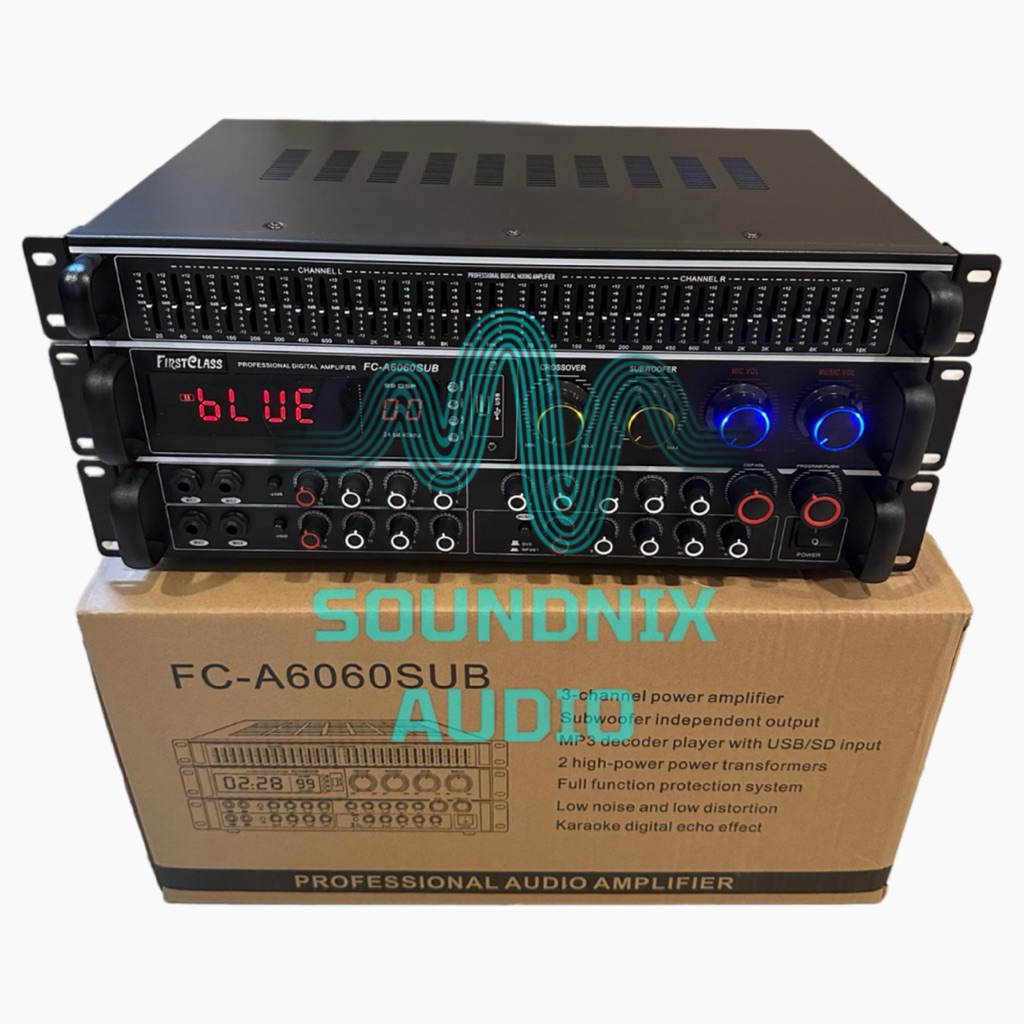 power amplifier firstclass fc a6060sub original 99 dsp FCA 6060 SUB a6060