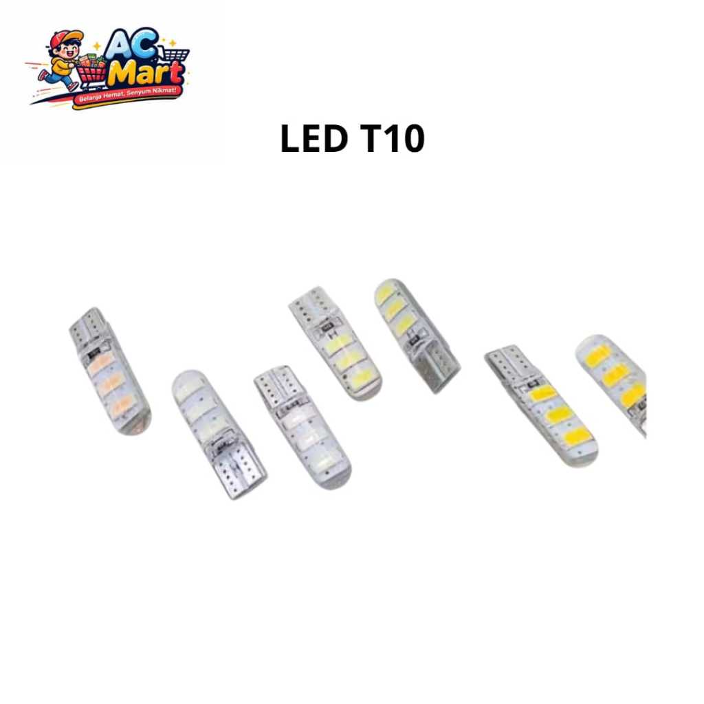Lampu LED Senja Sein T10 - Sepasang Lampu Sein Senja LED T10 JELLY Standby / Lampu Motor Mobil