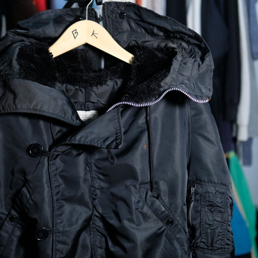 Jaket bomber tebal alpha industries N-2B