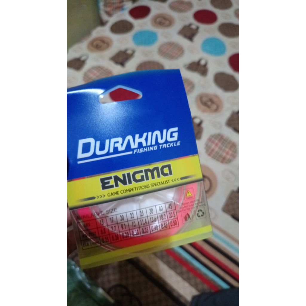 Bekas senar pancing duraking