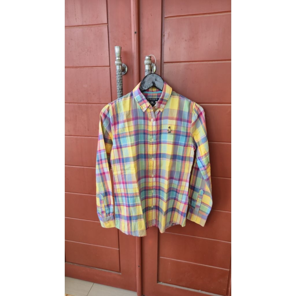 preloved teenie weenie plaid shirt