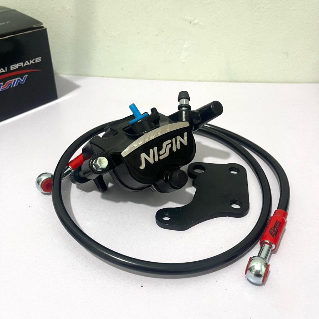 kaliper rx king old / kaliper ns sb rcb 2 piston plus breket kaliper untuk piringan lebar 300mm rx k