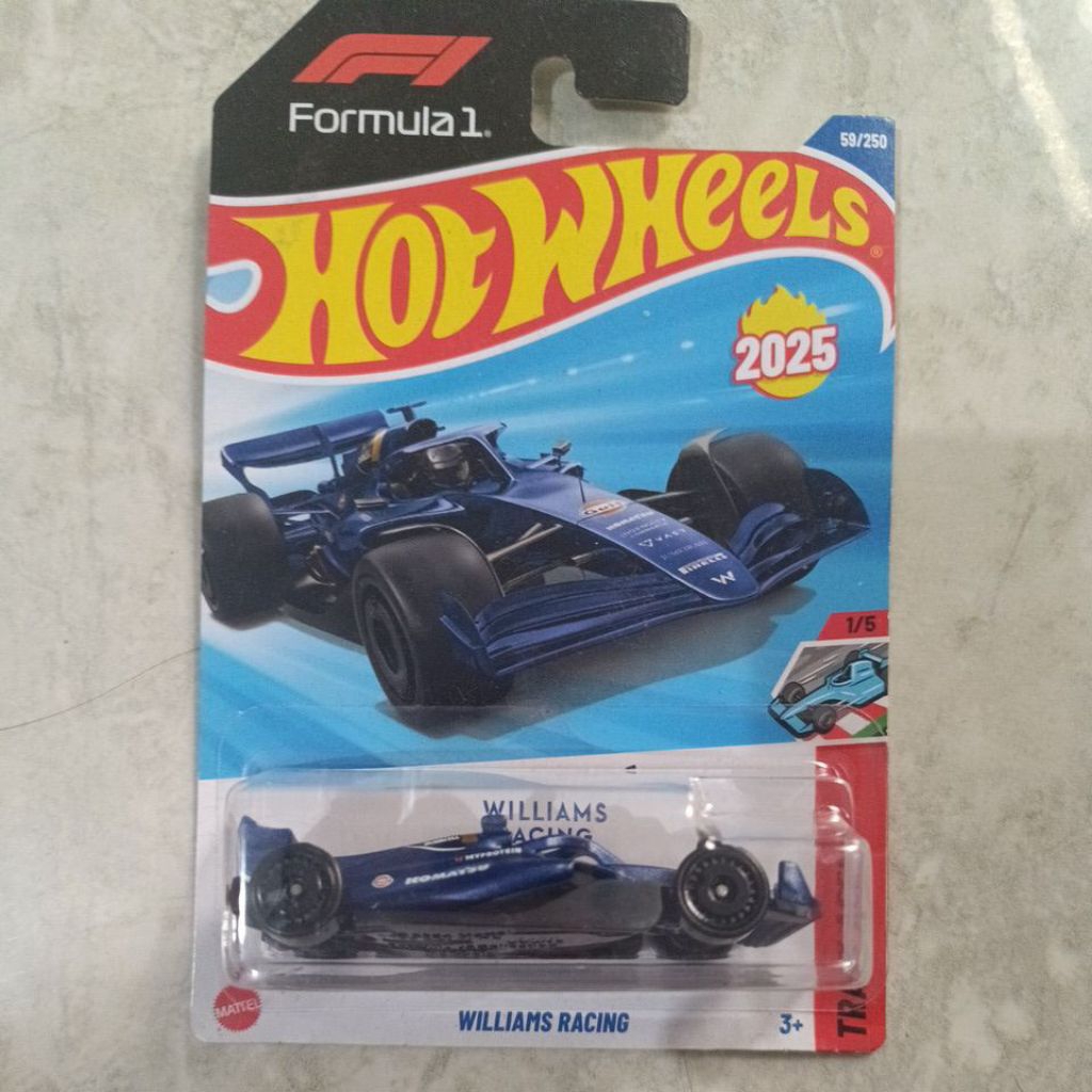 hotwheels f1 williams racing