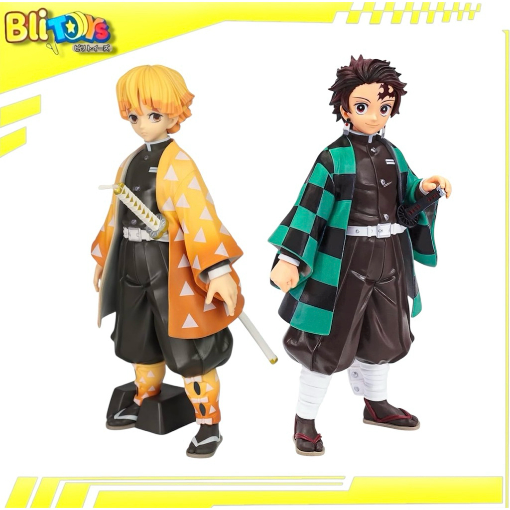 Grandista Tanjiro dan zenitsu figure original Bandai