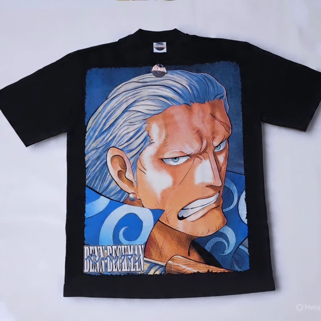 Kaos Bootleg Anime One Piece Ben Beckman