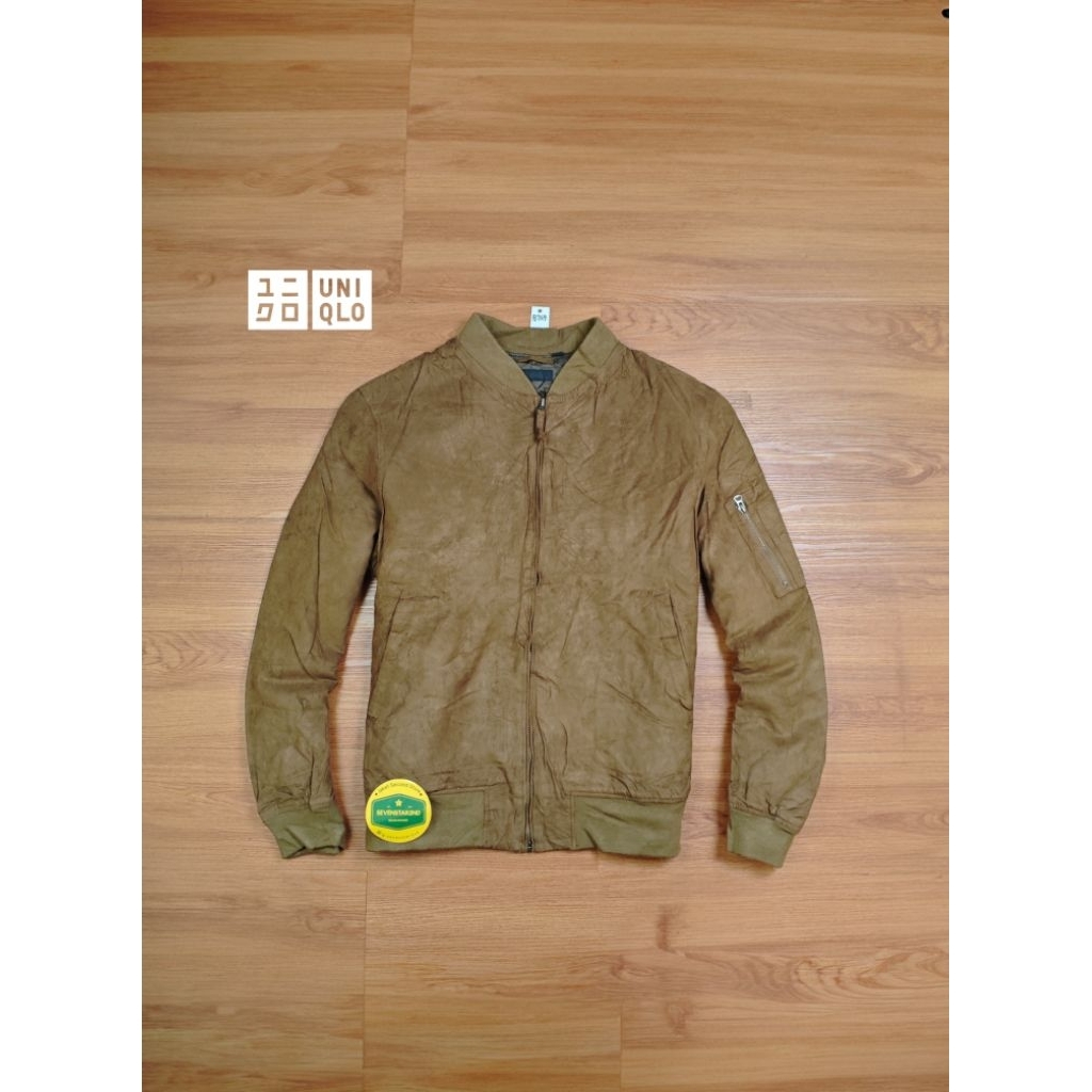 uniqlo casual bomber jacket